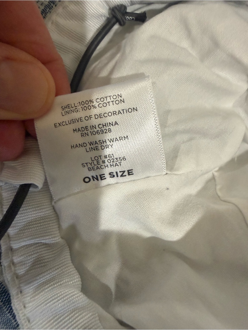 Coolibar Brittany Wide Brim Packable Sun Hat UPF 50 - Picture 7 of 8